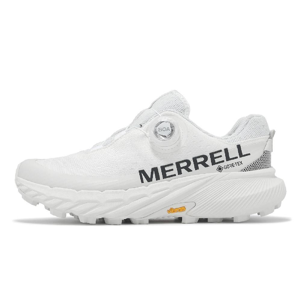 Merrell 邁樂 防水越野跑鞋 Agility Peak 5 Boa GTX 女鞋 白 旋鈕 戶外 機能 ML068130