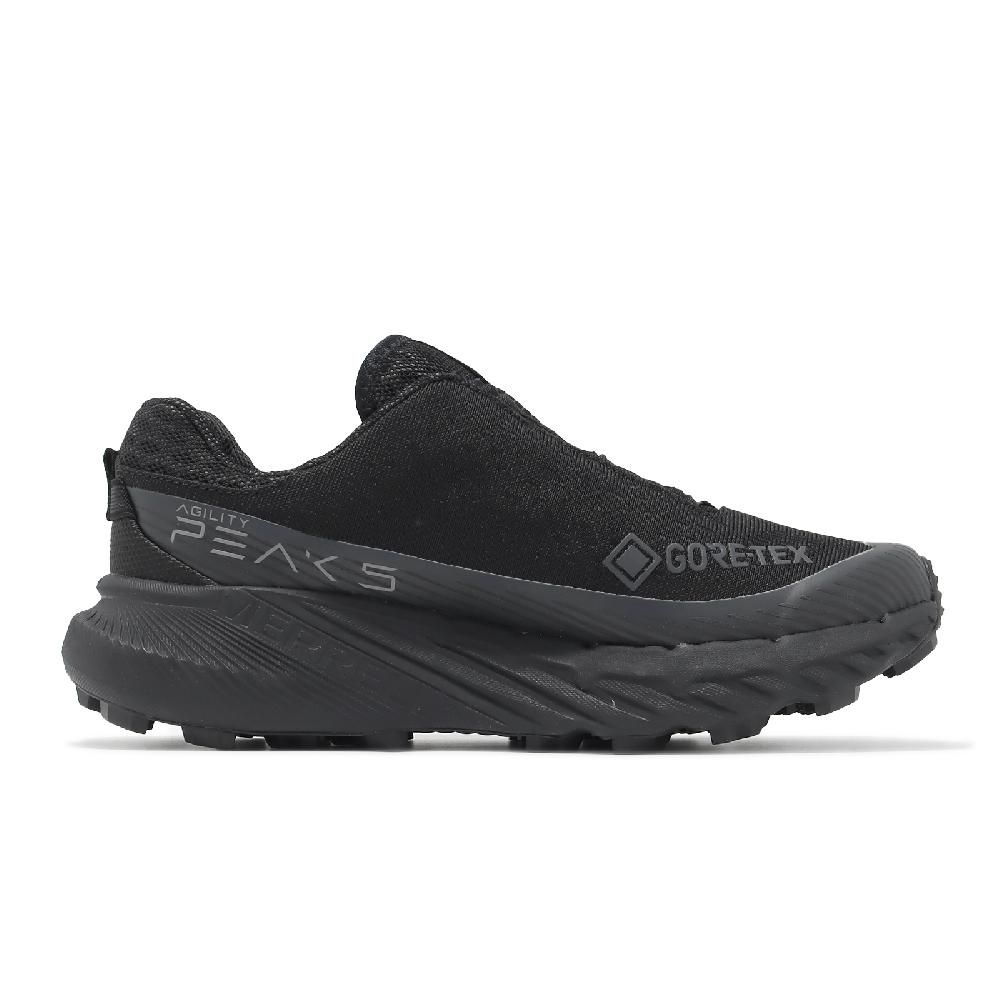 Merrell 邁樂 越野跑鞋 Agility Peak 5 Boa GTX 女鞋 黑 防水 襪套 旋鈕 郊山 運動鞋 ML068214