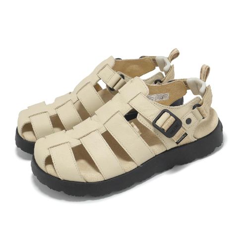 Merrell 邁樂 涼鞋 Fleur Fisherman 女鞋 米 黑 皮革 羅馬涼鞋 戶外 ML008200