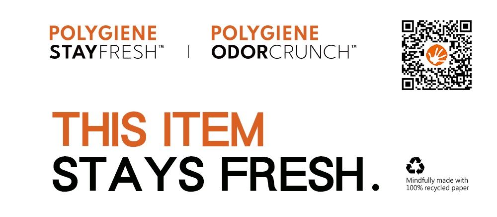 POLYGIENESTAYFRESHPOLYGIENEODORCRUNCHTHIS ITEMSTAYS FRESH.Mindfully made with100% recycled paper