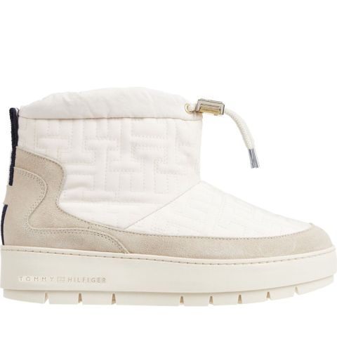 TOMMY HILFIGER MONOGRAM SNOWBOOT 白色女款鞋子