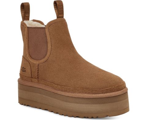 UGG NEUMEL PLATFORM BOOTIES 棕色女款鞋子