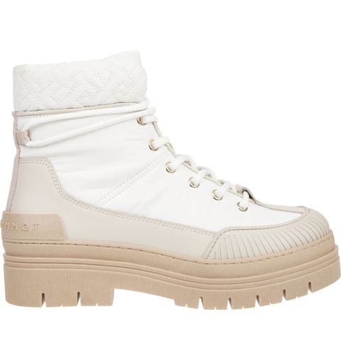 TOMMY HILFIGER MONOGRAM OUTDOOR BOOT 白色女款鞋子