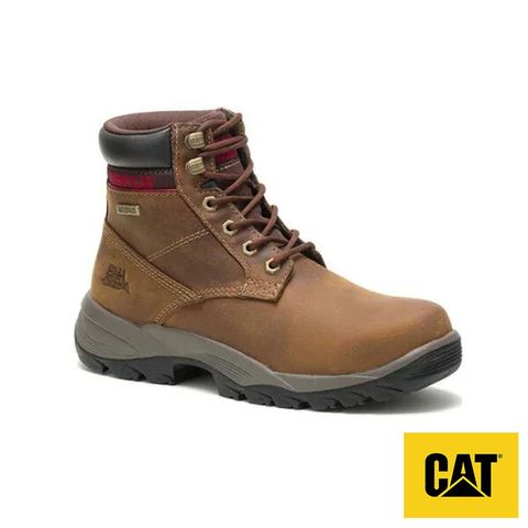 Caterpillar 卡特 Dryverse 6" Waterproof安全鞋 女鞋－棕