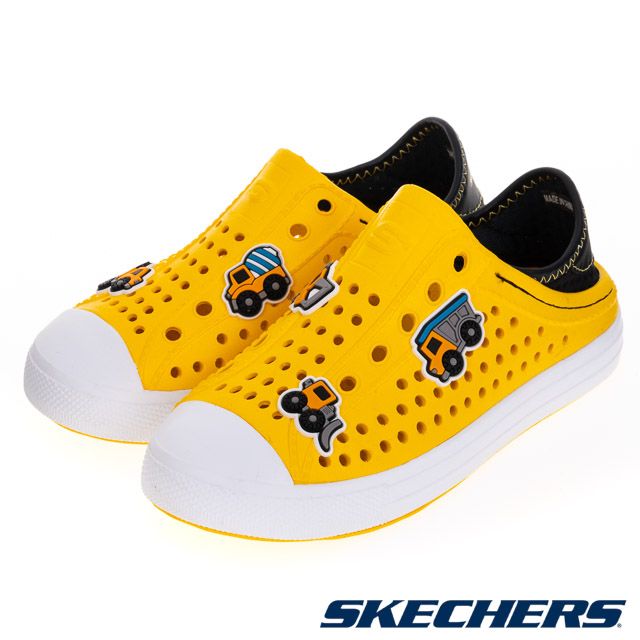 SKECHERS  男童系列 涼拖鞋 GUZMAN STEPS - 406811LYLBK