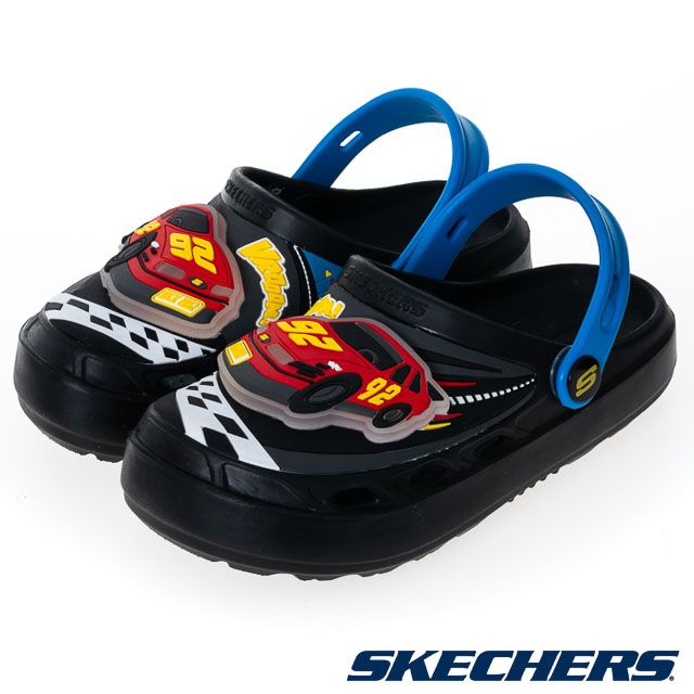 SKECHERS  男童系列 涼拖鞋 SWIFTERS - 406713LBLK