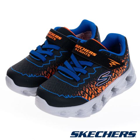 SKECHERS 童鞋 男嬰童系列燈鞋 VORTEX 2.0 - 400603NBBOR