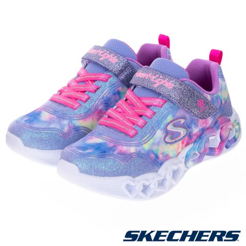 SKECHERS 童鞋 女童系列燈鞋 INFINITE HEART LIGHTS - 303753LLVMT