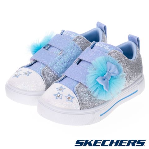 SKECHERS 童鞋 女嬰童燈鞋系列 TWINKLE SPARKS - 314778NSLLB