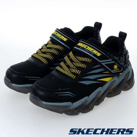 SKECHERS 童鞋 男童系列燈鞋 MEGA-SURGE - DC 蝙蝠俠 - 407108LBKMT