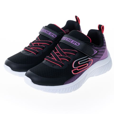 SKECHERS 童鞋 女童系列 MICROSPEC PLUS - 303607LBKPR