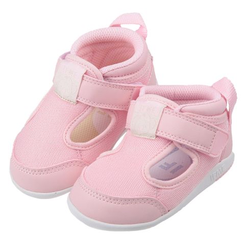 《布布童鞋》日本IFME初心禮盒粉色寶寶機能學步鞋(12~13公分) [ P4E002G ]