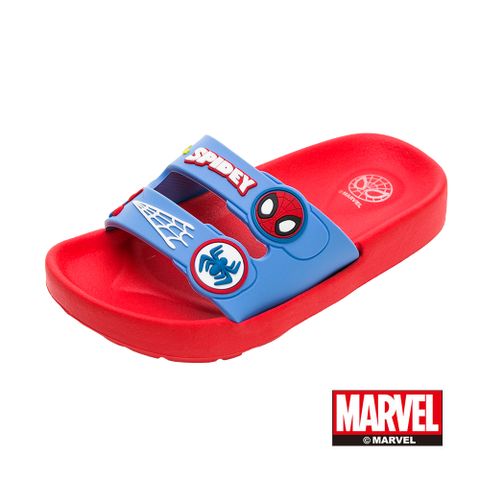 【Marvel 漫威】蜘蛛人 SPIDEY 童 勃肯拖鞋 藍紅/MNKS35602