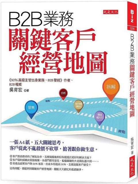 B2B業務關鍵客戶經營地圖一張A4紙五大關鍵思考客戶從此不亂殺價不砍單搶著跟你做生意