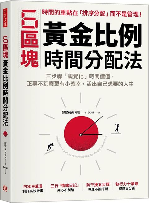 6區塊黃金比例時間分配法：三步驟「視覺化」時間價值，正事不荒廢更有小確幸，活出自己想要的人生