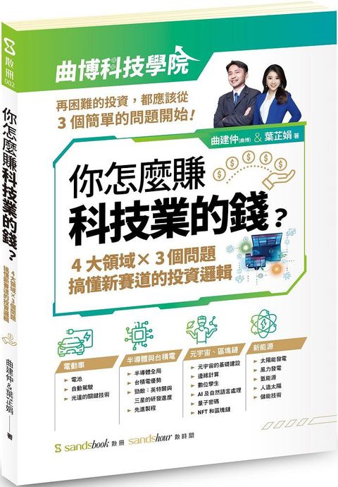 你怎麼賺科技業的錢：四大領域×三個問題，搞懂新賽道的投資邏輯