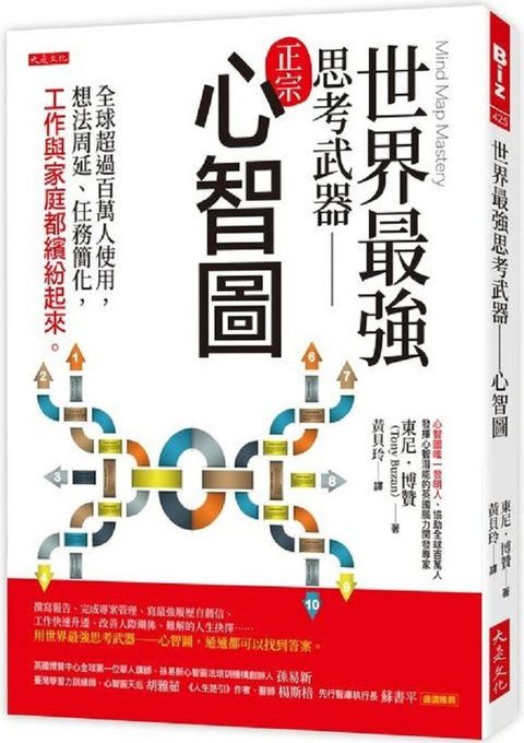 世界最強思考武器•心智圖：全球超過百萬人使用，想法周延、任務簡化，工作與家庭都繽紛起來。