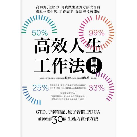 高效人生工作法圖解：GTD、子彈筆記、原子習慣、PDCA，重新理解30個生產力實作方法