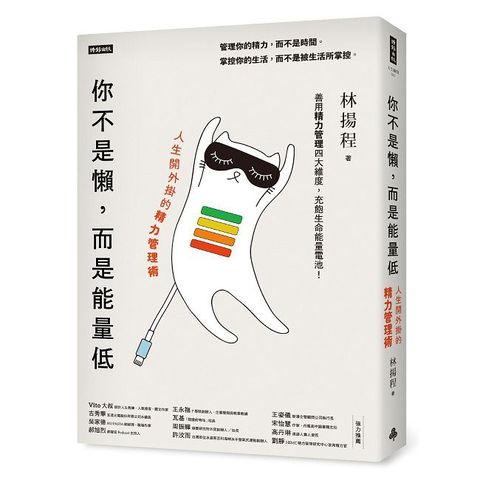你不是懶，而是能量低：人生開外掛的精力管理術