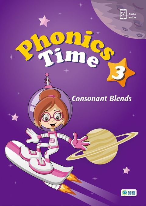 Phonics Time 3：Consonant Blends（課本＋QR CODE音檔＋線上教學資源）