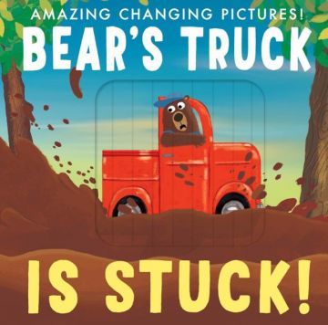  Bears truck is stuck  卡住的熊卡車（外文書）(精裝)