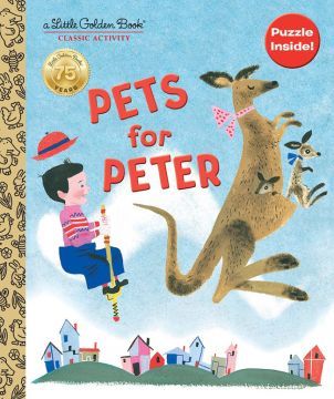 Pets for Peter Book and Puzzle (Little Golden Book)  彼得的寵物&bull;小金書系列（外文書）(精裝)