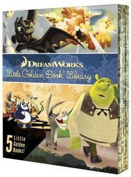 DreamWorks Little Golden Book Library Boxed Set  夢工廠小金書合輯（五冊）（外文書）(精裝)