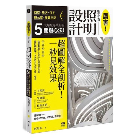 厲害！別小看照明設計：商空、旅店、住宅、辦公室、展示空間，5大場域照明關鍵心法