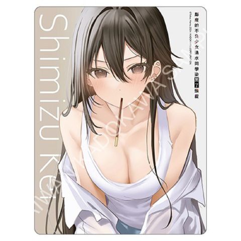 鄰座的不良少女清水同學染黑了頭髮（原作）滑鼠墊 A