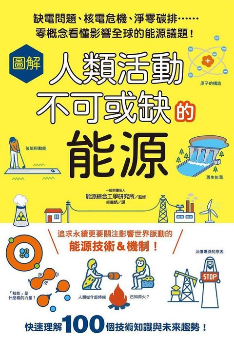 圖解人類活動不可或缺的能源：缺電問題、核電危機、淨零碳排……零概念看懂影響全球的能源議題！