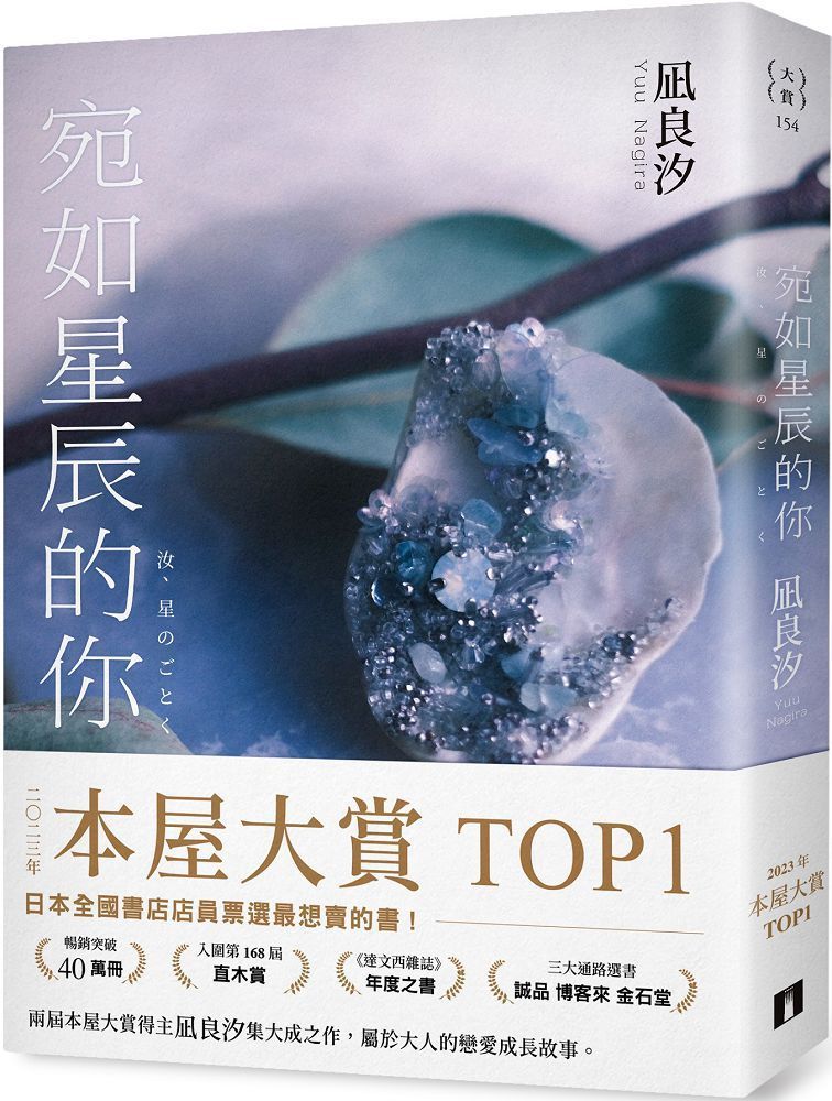  宛如星辰的你2023年本屋大賞TOP1璀璨如星版書封