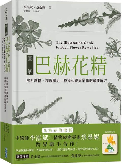 圖解巴赫花精解析創傷釋放壓力療癒心靈與情的最佳解方(精裝)