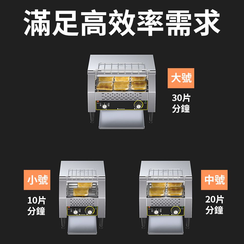 富祺 【聚優家電】德國進口 廚房全自動早餐機 烤麵包機烘焙機 商用鏈式多士爐 履帶式方包機 烘烤機OY-TT-150