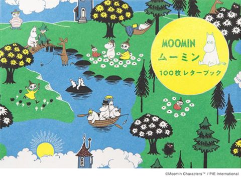 MOOMIN慕敏家族可愛信紙組收藏手冊100