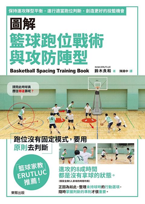 圖解籃球跑位戰術與攻防陣型：保持進攻隊型平衡，進行適當跑位判斷，創造更好的投籃機會