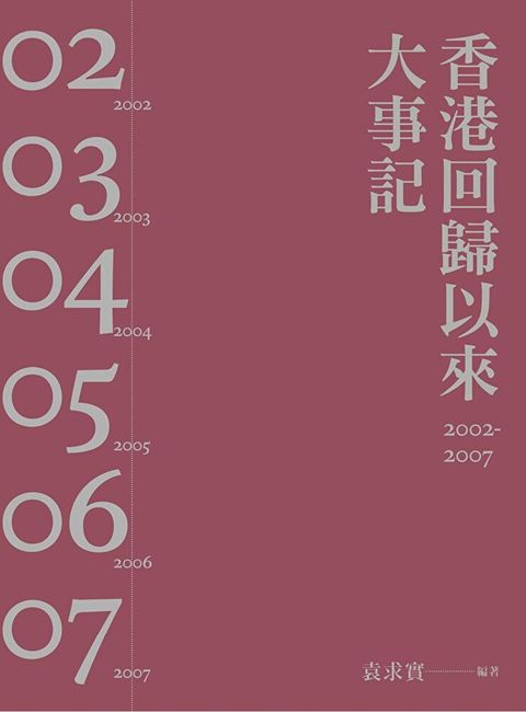 香港回歸以來大事記2002-2007（讀墨電子書）