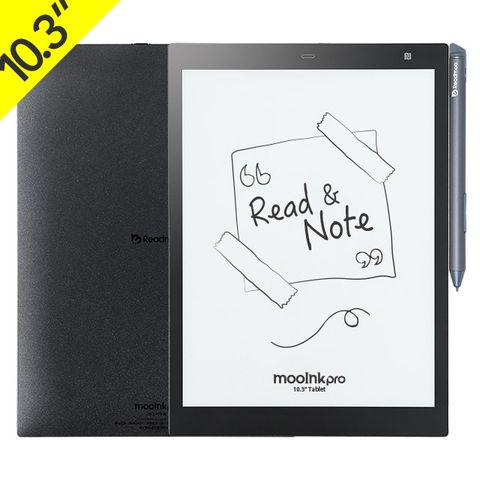 【Readmoo 讀墨】10.3吋mooInk Pro電子書閱讀器+電子紙筆記本