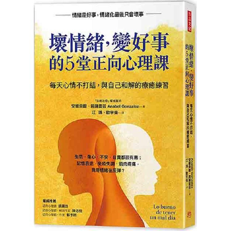  壞情緒，變好事的5堂正向心理課：每天心情不打結，與自己和解的療癒練習