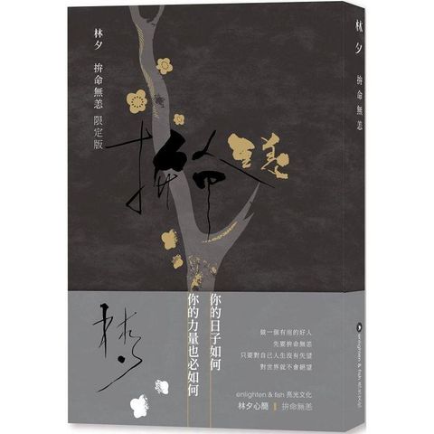 拚命無恙 限定版 林夕．筆風林夕親筆書法鋁質書籤（兩款隨機出貨）