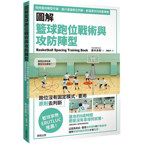 圖解籃球跑位戰術與攻防陣型：保持進攻隊型平衡，進行適當跑位判斷，創造更好的投籃機會