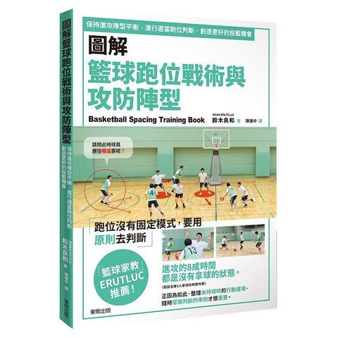 圖解籃球跑位戰術與攻防陣型：保持進攻隊型平衡，進行適當跑位判斷，創造更好的投籃機會