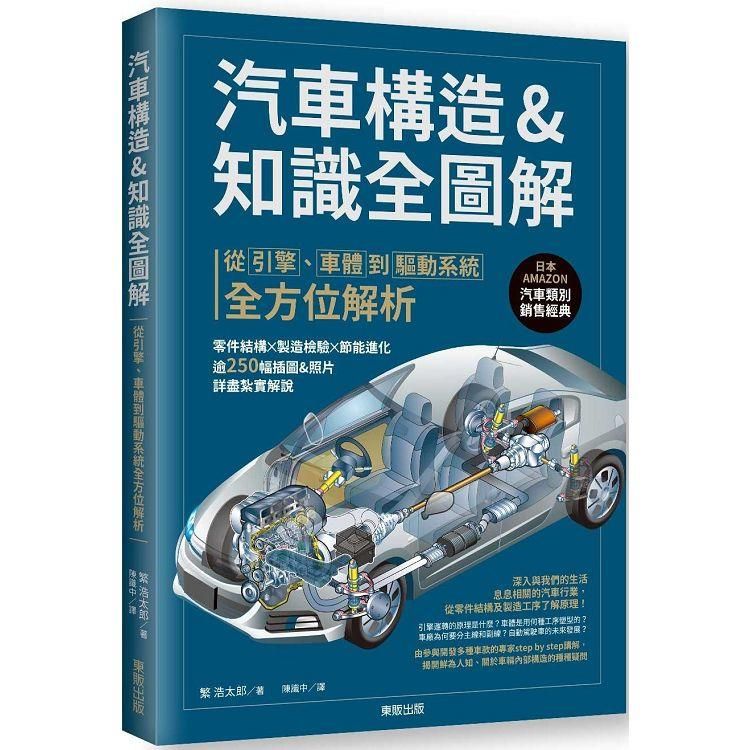  汽車構造&知識全圖解：從引擎、車體到驅動系統全方位解析