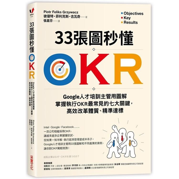  33張圖秒懂OKR：Google人才培訓主管用圖解掌握執行OKR最常見的七大關鍵，高效改革體質、精準達標