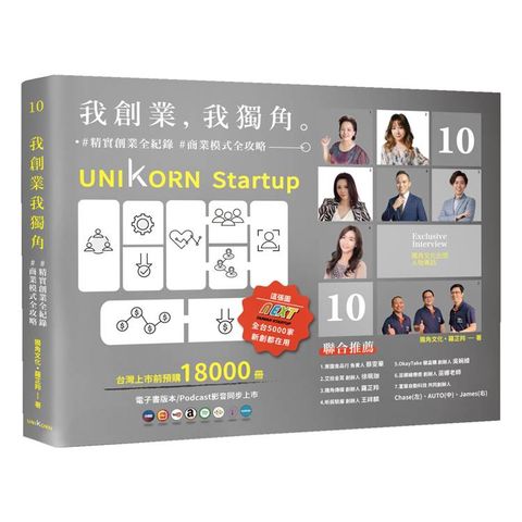 我創業，我獨角 no.10：精實創業全紀錄，商業模式全攻略= UNIKORN startup