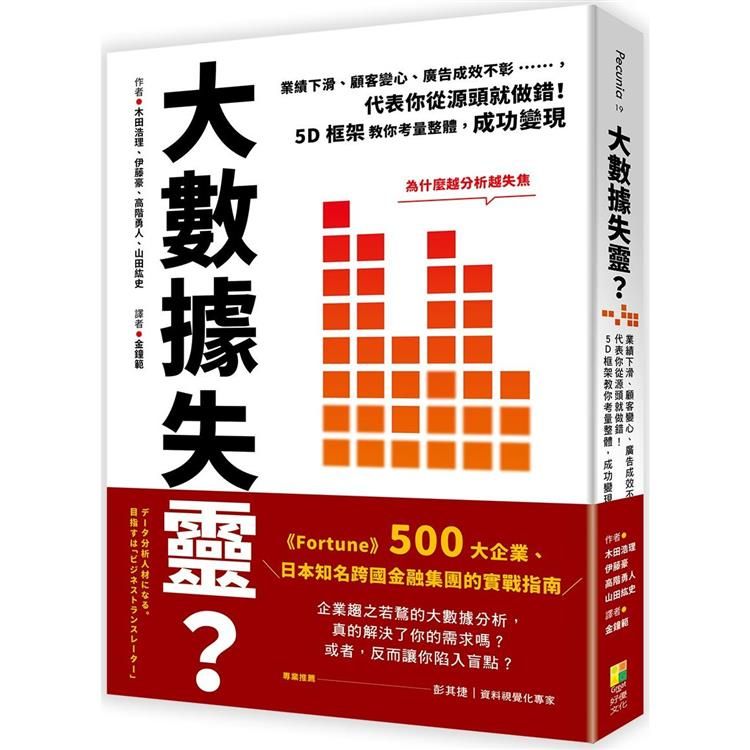  大數據失靈？業績下滑、顧客變心、廣告成效不彰……，代表你從源頭就做錯！5D框架教你考量整體，成功變現