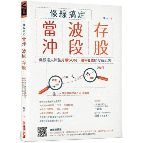 一條線搞定當沖、波段、存股!飆股達人陳弘月賺50%，勝率8成的投資心法