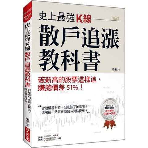 史上最強K線，散戶追漲教科書：破新高的股票這樣追，賺飽價差51%！