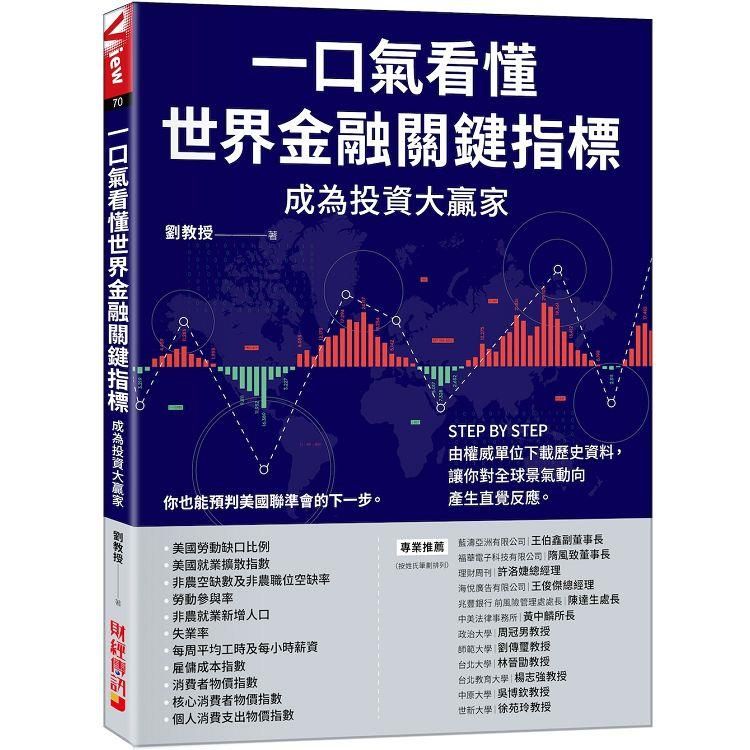  一口氣看懂世界金融關鍵指標成為投資大贏家：STEP BY STEP由權威單位下載歷史資料，讓你對全球景氣動向產生直覺反應