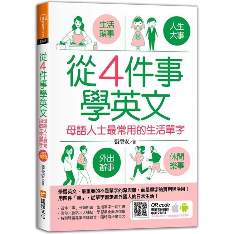  從4件事學英文：母語人士最常用的生活單字