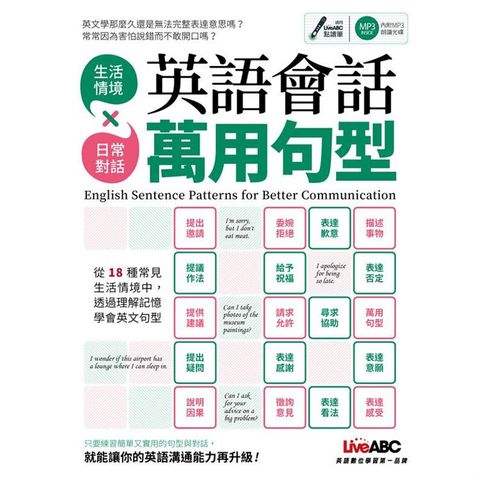 英語會話萬用句型（附MP3）